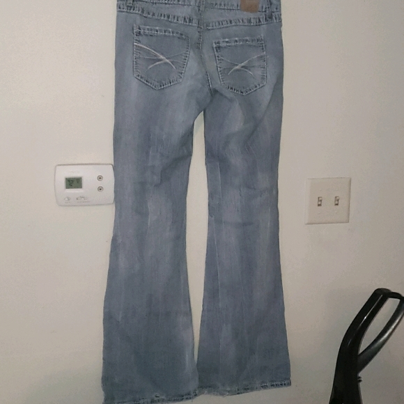Red Camel Wide Leg Ripped Jeans Size 9 - Picture 2 of 7